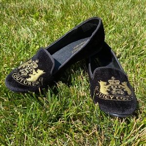Vintage Juicy Couture black loafers